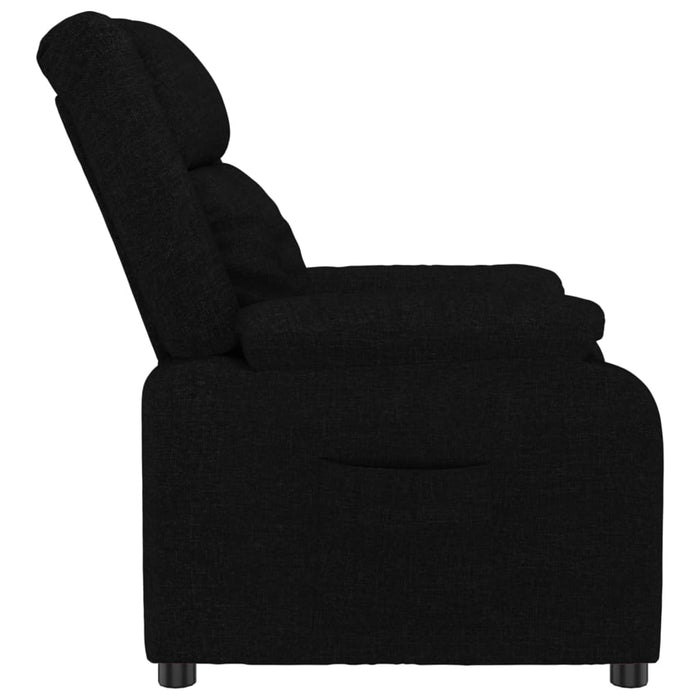 Fotoliu rabatabil, negru, material textil - WALTI WALTI