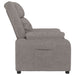 Fotoliu rabatabil, gri taupe, material textil - WALTI WALTI