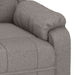 Fotoliu rabatabil, gri taupe, material textil - WALTI WALTI