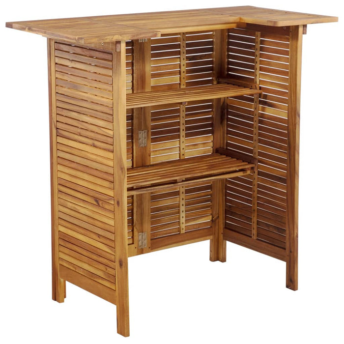 Set mobilier de bar de grădină, 5 piese, lemn masiv de acacia - WALTI WALTI