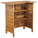 Set mobilier de bar de grădină, 5 piese, lemn masiv de acacia - WALTI WALTI