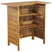 Set mobilier de bar de grădină, 3 piese, lemn masiv de acacia - WALTI WALTI