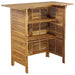 Set mobilier de bar de grădină, 5 piese, lemn masiv de acacia - WALTI WALTI