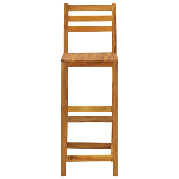 Set mobilier de bar de grădină, 5 piese, lemn masiv de acacia - WALTI WALTI