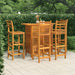 Set mobilier de bar de grădină, 5 piese, lemn masiv de acacia - WALTI WALTI