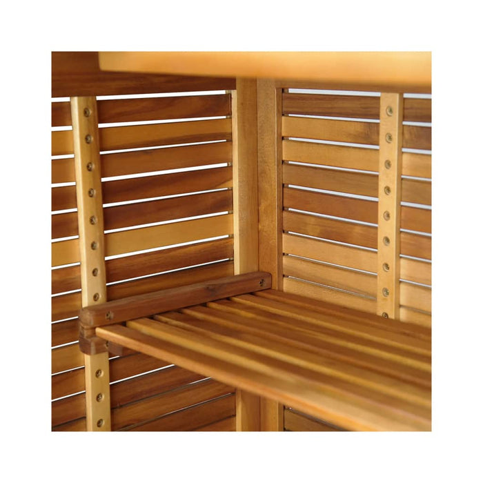 Set mobilier de bar de grădină, 5 piese, lemn masiv de acacia - WALTI WALTI