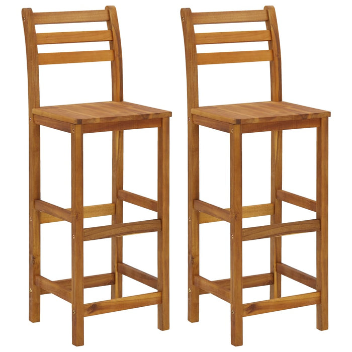Set mobilier de bar de grădină, 3 piese, lemn masiv de acacia - WALTI WALTI