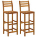 Set mobilier de bar de grădină, 3 piese, lemn masiv de acacia - WALTI WALTI