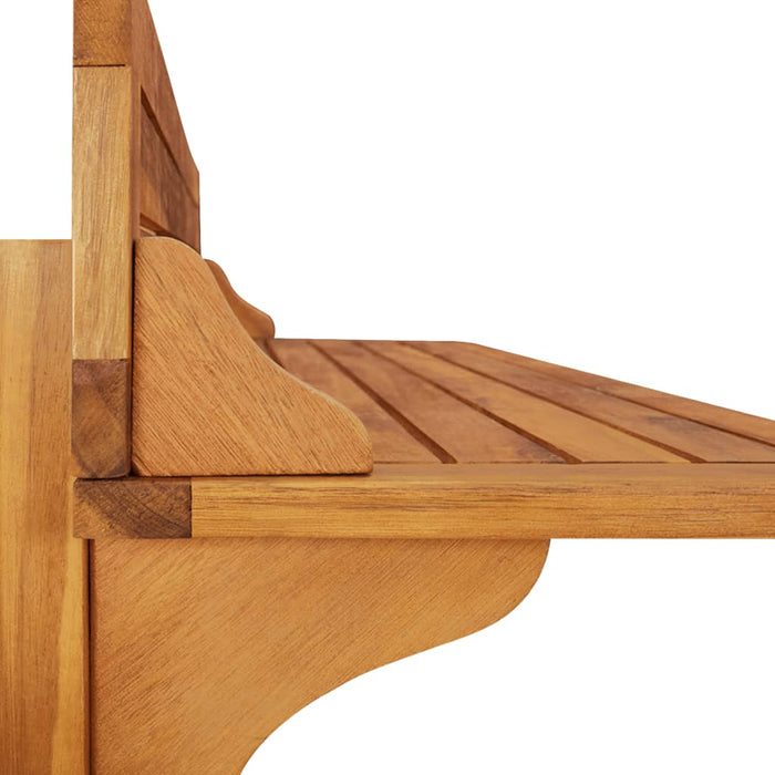 Set mobilier de bar de balcon, 3 piese, lemn masiv de acacia - WALTI WALTI