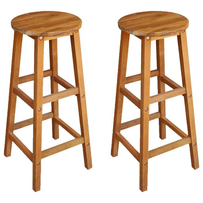 Set mobilier de bar de balcon, 3 piese, lemn masiv de acacia - WALTI WALTI