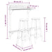 Set mobilier de bar de balcon, 3 piese, lemn masiv de acacia - WALTI WALTI