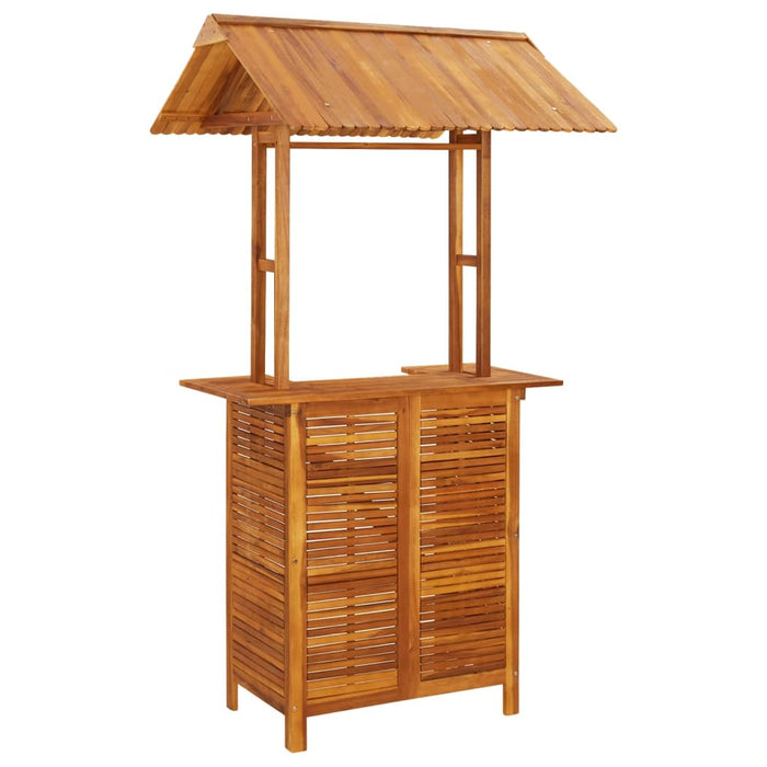 Set mobilier de bar de grădină, 3 piese, lemn masiv de acacia - WALTI WALTI