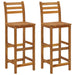 Set mobilier de bar de grădină, 3 piese, lemn masiv de acacia - WALTI WALTI