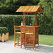 Set mobilier de bar de grădină, 3 piese, lemn masiv de acacia - WALTI WALTI