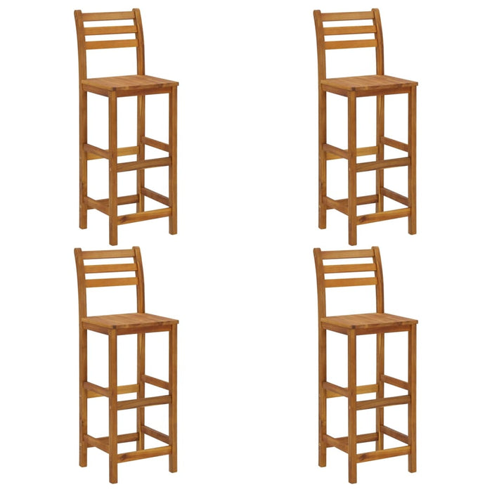 Set mobilier de bar de grădină, 5 piese, lemn masiv de acacia - WALTI WALTI
