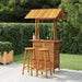 Set mobilier de bar de grădină, 3 piese, lemn masiv de acacia - WALTI WALTI