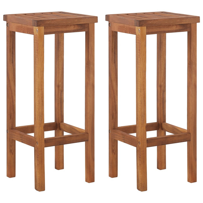Set mobilier de bar de grădină, 3 piese, lemn masiv de acacia - WALTI WALTI