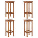 Set mobilier de bar de grădină, 5 piese, lemn masiv de acacia - WALTI WALTI