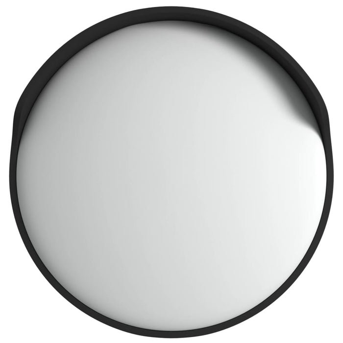 Oglindă convexă de exterior, neagră, Ø60 cm, policarbonat WALTI