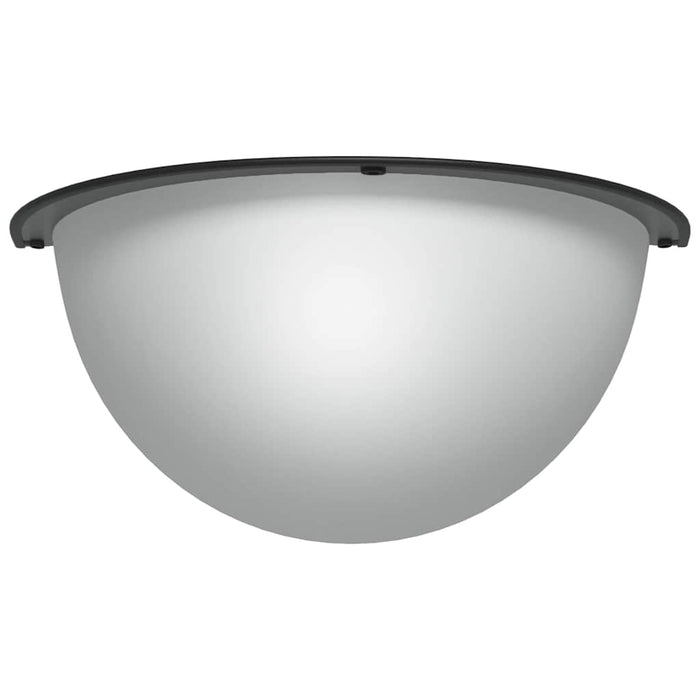 Oglinzi de trafic jumătate de cupolă, 2 buc., Ø80 cm, acril WALTI