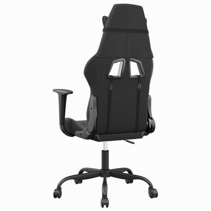 Scaun de gaming de masaj, negru și gri, piele ecologică - WALTI WALTI