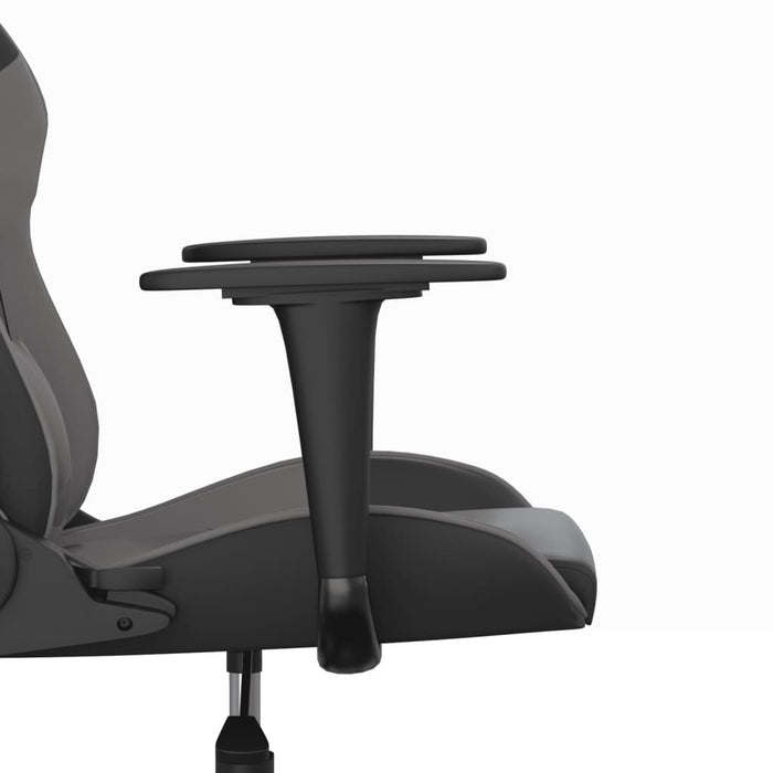 Scaun de gaming de masaj, negru și gri, piele ecologică - WALTI WALTI