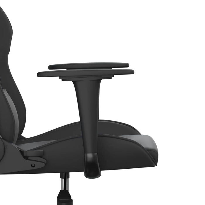 Scaun de gaming de masaj, negru, piele ecologică - WALTI WALTI