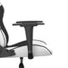Scaun de gaming de masaj, alb și negru, piele ecologică - WALTI WALTI