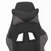 Scaun de gaming cu masaj/suport picioare, negru/gri, piele eco - WALTI WALTI
