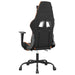 Scaun gaming masaj/suport picioare, negru/portocaliu, piele eco - WALTI WALTI