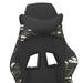 Scaun de gaming masaj/suport picioare negru/Camuflaj piele eco - WALTI WALTI