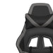 Scaun de gaming de masaj, negru și gri, piele ecologică - WALTI WALTI