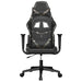 Scaun de gaming de masaj, negru și camuflaj, piele ecologică - WALTI WALTI