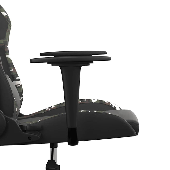 Scaun de gaming de masaj, negru și camuflaj, piele ecologică - WALTI WALTI