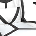 Scaun de gaming masaj/suport picioare alb/negru piele eco - WALTI WALTI