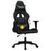 Scaun de gaming de masaj, negru, piele ecologică - WALTI WALTI