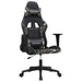 Scaun de gaming de masaj, negru și camuflaj, piele ecologică - WALTI WALTI
