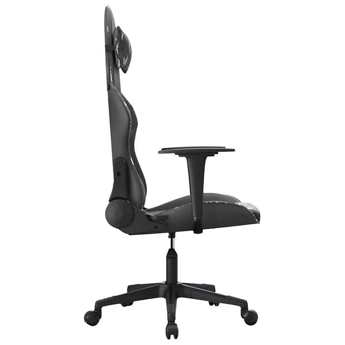 Scaun de gaming de masaj, negru și camuflaj, piele ecologică - WALTI WALTI
