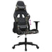 Scaun de gaming de masaj, negru și camuflaj, piele ecologică - WALTI WALTI