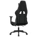 Scaun de gaming cu masaj/suport picioare, negru/gri, piele eco - WALTI WALTI
