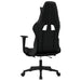 Scaun de gaming cu masaj/suport picioare, negru, piele eco - WALTI WALTI
