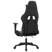 Scaun de gaming masaj/suport picioare negru/Camuflaj piele eco - WALTI WALTI