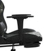 Scaun de gaming masaj/suport picioare negru/Camuflaj piele eco - WALTI WALTI