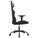 Scaun de gaming cu masaj, negru și taupe, material textil - WALTI WALTI