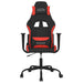 Scaun de gaming cu masaj, negru și roșu, material textil - WALTI WALTI