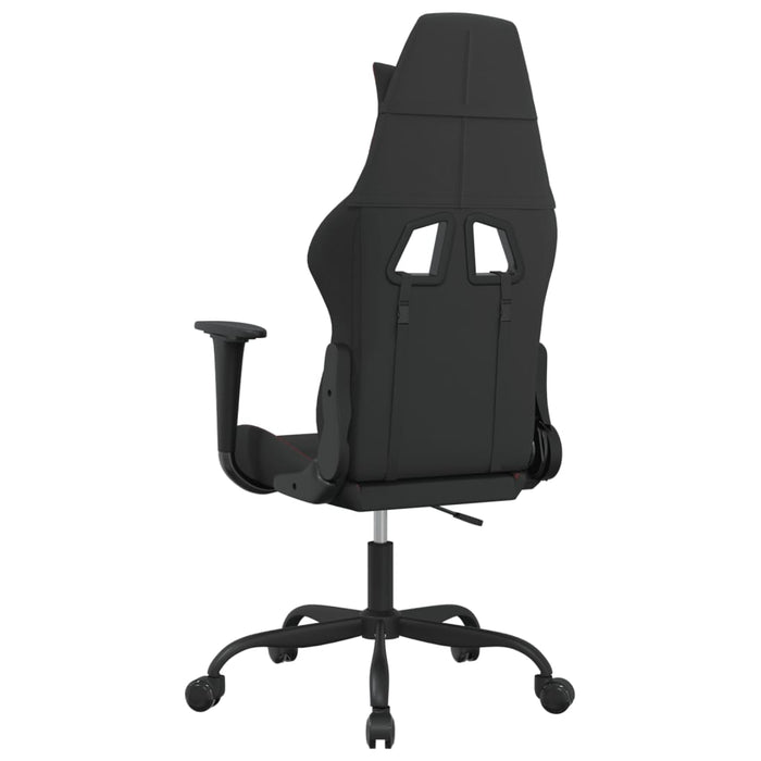 Scaun de gaming cu masaj, negru și roșu, material textil - WALTI WALTI