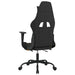 Scaun de gaming cu masaj/suport picioare, negru / oranj, textil - WALTI WALTI