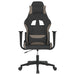 Scaun de gaming cu masaj, negru și taupe, material textil - WALTI WALTI