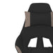 Scaun de gaming cu masaj, negru și taupe, material textil - WALTI WALTI