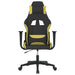 Scaun de gaming cu masaj, negru și verde deschis, textil - WALTI WALTI